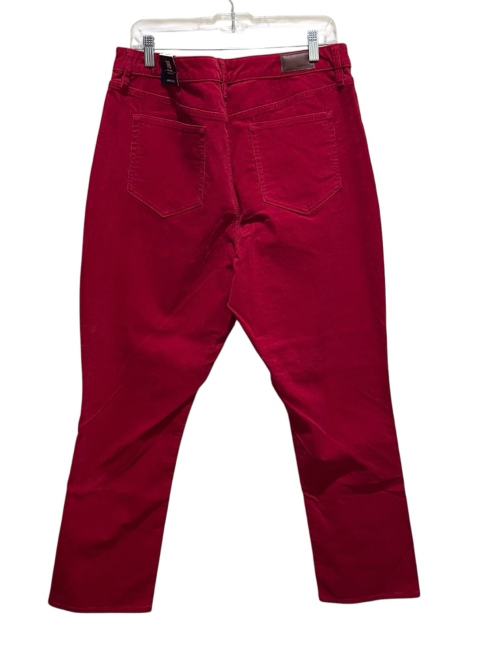Lands’ End Mid Rise Straight Leg Corduroy Pants Red Women’s Plus Size 18 NWT - Picture 6 of 6